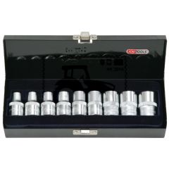 1/2" TX-E-set chei tubulare, 9-piese, E10-E24 