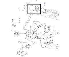 Filtru Aer Motor 82034433