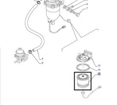 Filtru Combustibil 84217953