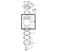 Filtru Combustibil 87840136 47961126