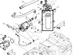 Filtru Ulei Hidraulic 84356072 84487937