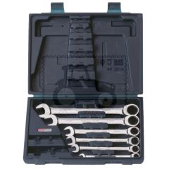 GEARplus® Set chei combinate cu clichet, 6-piese, 8-19mm 