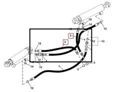 John Deere Conducta Hidraulica RE204690