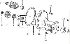John Deere Garnitura AA6606