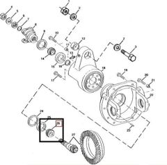 John Deere Rulment JD10353