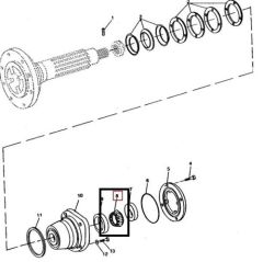 John Deere Rulment JD9043