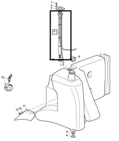 John Deere Sonda Combustibil AL164569