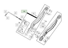 John Deere Tirant Lateral Dreapta RE292125