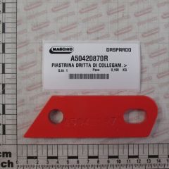 Maschio Gaspardo PIASTRINA DRITTA DI COLLEGAM.> A50420870R