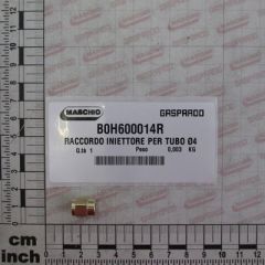 Maschio Gaspardo RACCORDO INIETTORE PER TUBO �4 B0H600014R