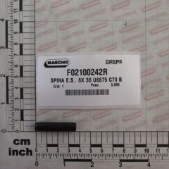 Maschio Gaspardo Stift 8x36 F02100242R