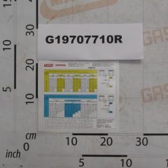 Maschio Gaspardo Tabela Setari G19707710R