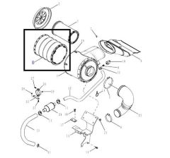 New Holland Filtru Aer Motor 87408704 84475951