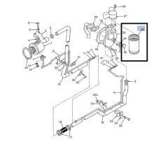 New Holland Filtru Ulei Hidraulic 81869132 47465237
