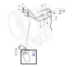 New Holland Filtru Ulei Hidraulic 84343800
