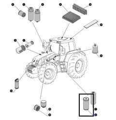 New Holland Filtru Ulei Hidraulic 84469093