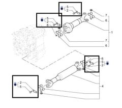 New Holland Kit Surub Prindere Cardan 873111542