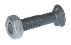 Șurub și piuliță de plug M12x80 8.8, 2 vârfuri