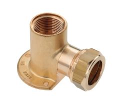 Placă de perete cot 90° 3/4 "x22mm