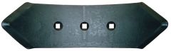 Brăzdar cultivator 420x120x10mm reversibil curbat 3 orificii potrivit pentru Dalbo