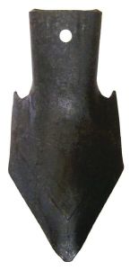 Brăzdar cultivator 100x8mm curbat 1 orificiu potrivit pentru Rabe