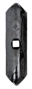 Brăzdar cultivator 135x40x5mm reversibil curbat 1 orificiu
