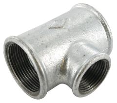 Piesă în formă de T galv. 1 1/2 "x1"