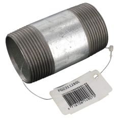  Niplu de țeavă galv. 1 1/2 "x80mm