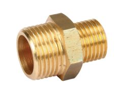 Niplu din alamă 2xM 1" x 3/4"