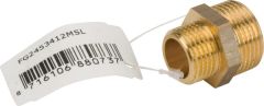 Niplu din alamă 2xM 3/4" x 1/2"