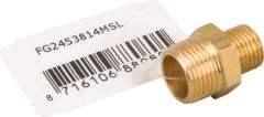 Niplu din alamă 2xM 3/8" x 1/4"