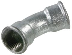 Cot 45° galv. 2xF 2 1/2"