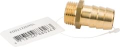 Racord pentru furtun din alamă 20mm x M 1/2"