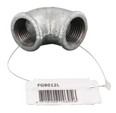 Cot 90° zincat filet interior/filet interior 1/2"