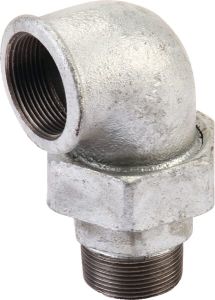 Cuplaj 90° galvanizat mamă/tată 1 1/2"
