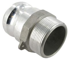 Cuplă Camlock tip F 2" filet tată aluminiu