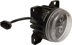 Lampă de lucru LED, 40W, 4000lm, rotund, 10/30V, Ø 90mm, mufă H11/Deutsch, 4 LED-uri