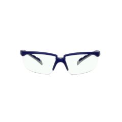 Ochelari de protecție Solus 2000, ramă albastru/gri, Anti-zgârieturi+ (K), lentilă transparentă